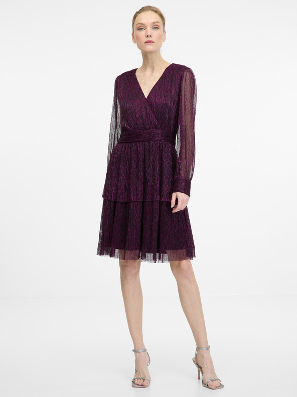 Orsay Orsay lila női térdig érő ruha