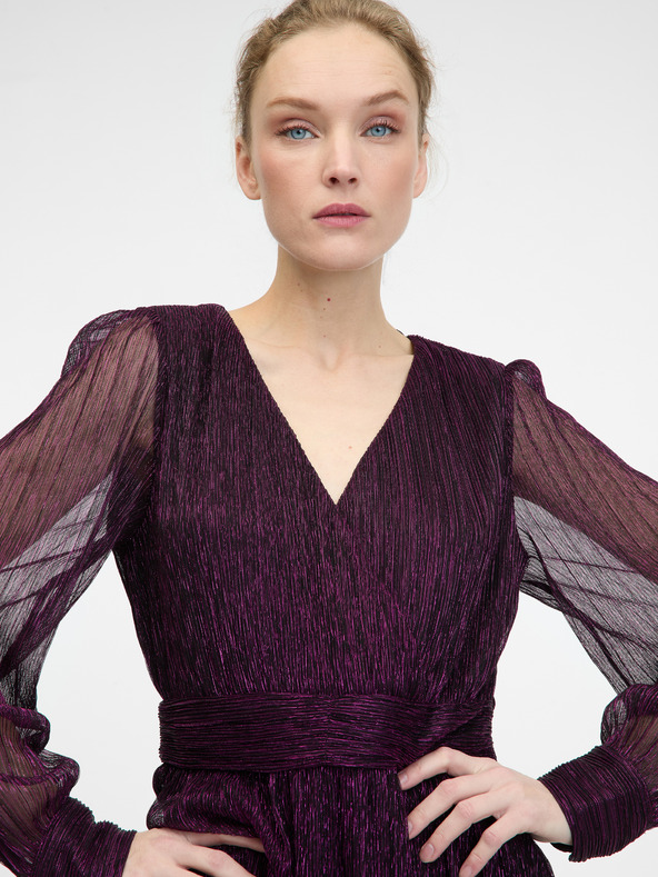 Orsay Orsay lila női térdig érő ruha