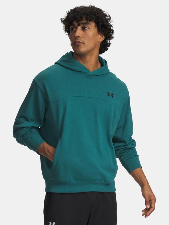 Under Armour Férfi felső Under Armour UA Rival LW Hoodie-GRN