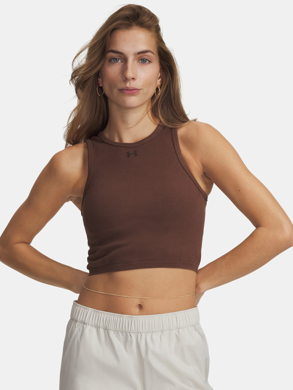 Under Armour Női atlétatrikó Under Armour Seamless Cotton Hand Tank-BRN
