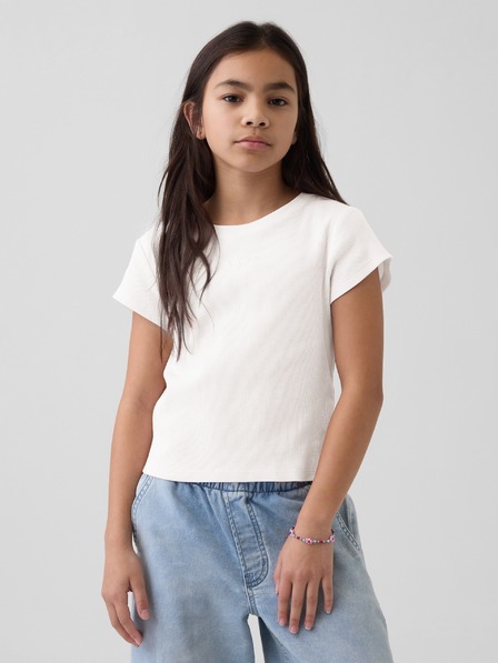 GAP Gyerek bordázott póló logóval GAP