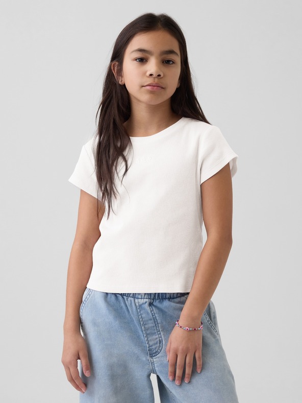 GAP Gyerek bordázott póló logóval GAP