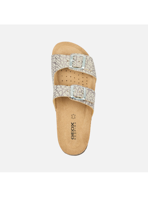 Geox Ezüst női papucs Geox Brionia