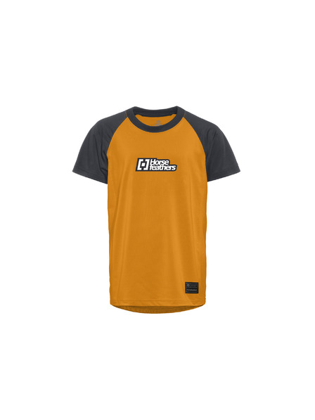 Horsefeathers Gyerek kerékpáros mez Spike - sunflower/indigo