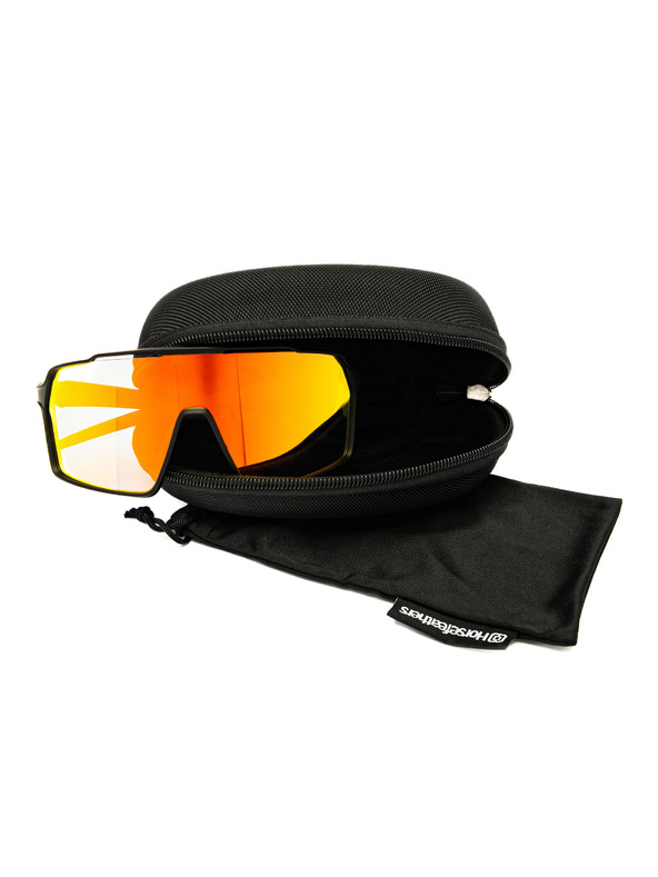 Horsefeathers Fotokróm szemüveg Neutron - matt black/mirror red