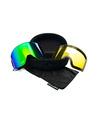 Horsefeathers Lynx snowboard szemüveg - black/mirror green
