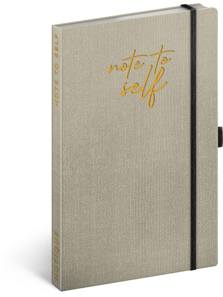 ELLA & MAX Undatált jegyzetfüzet Note to self, 5 perc naponta, 13 × 21 cm