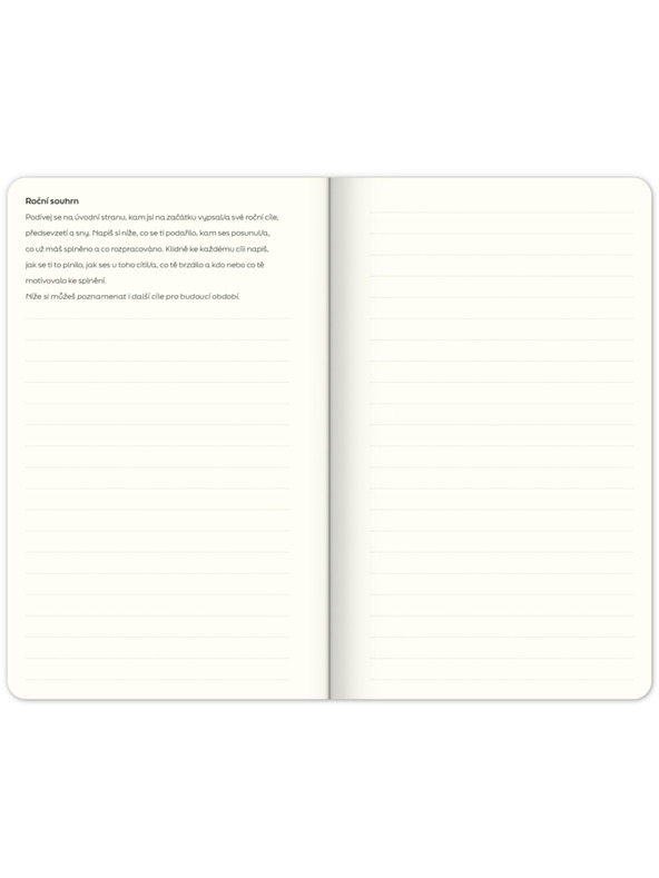 ELLA & MAX Undatált jegyzetfüzet Note to self, 5 perc naponta, 13 × 21 cm