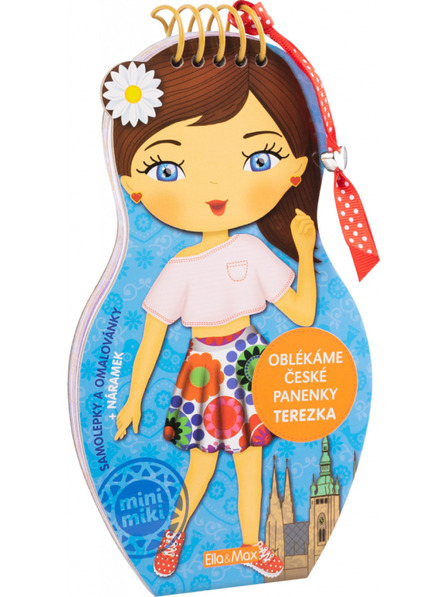 ELLA & MAX Öltöztetjük a cseh TEREZKA babákat – kifestőkönyv