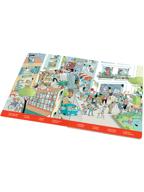 ELLA & MAX Nagy FOGLALKOZÁSOK könyv – Keresd & mesélj