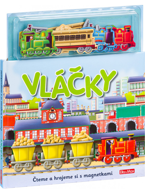 ELLA & MAX VONATOK ─ Mágneses könyv