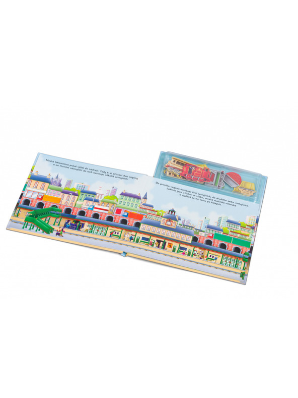 ELLA & MAX VONATOK ─ Mágneses könyv