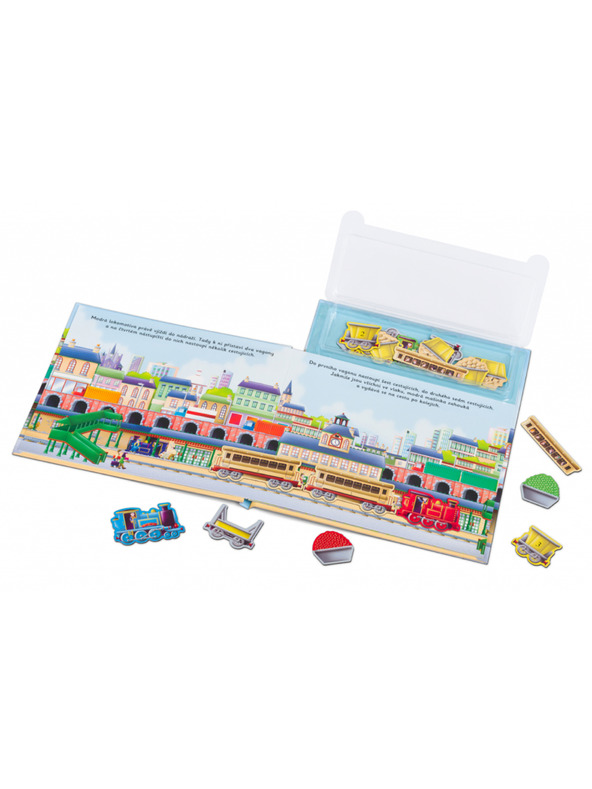 ELLA & MAX VONATOK ─ Mágneses könyv