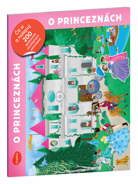 ELLA & MAX Olvasd és ragaszd – A HERCEGNŐKRŐL, matrica könyv