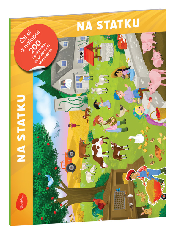 ELLA & MAX Olvasd és ragaszd – A MAJORBAN, matrica könyv