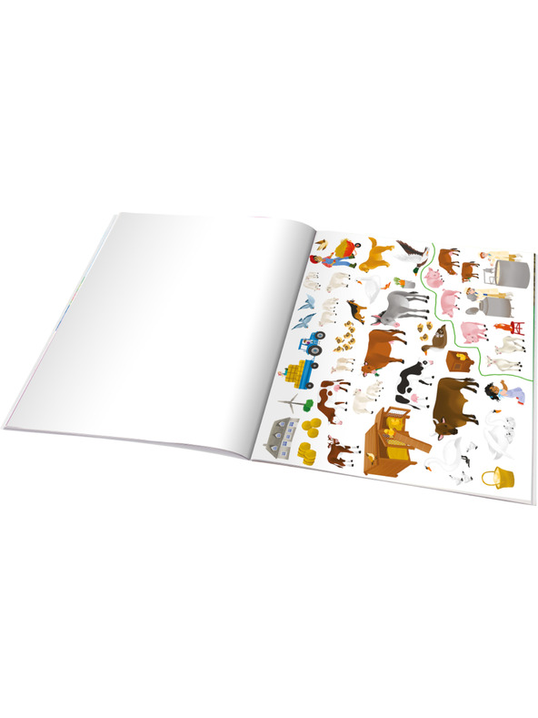 ELLA & MAX Olvasd és ragaszd – A MAJORBAN, matrica könyv