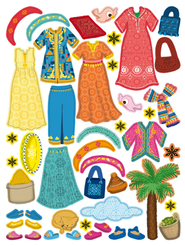 ELLA & MAX Ruhák LOUNÁNAK – Matrica könyv