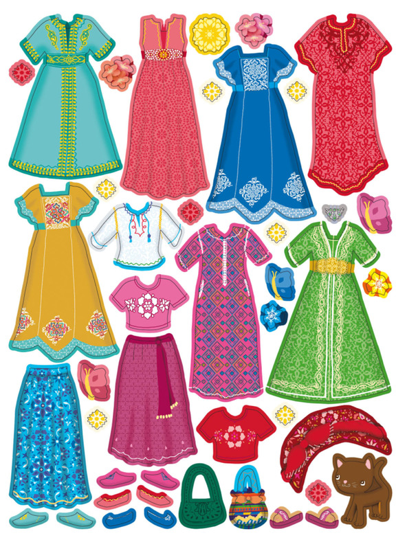 ELLA & MAX Ruhák LOUNÁNAK – Matrica könyv