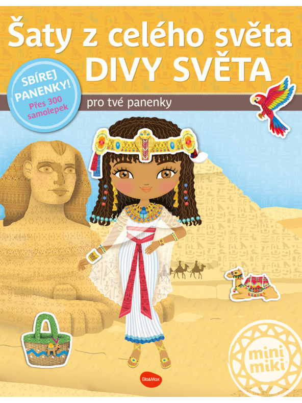 ELLA & MAX Ruhák a világból VILÁG CSODÁI – Matrica könyv