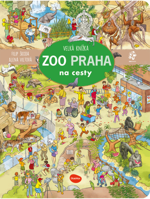 ELLA & MAX Utazásra - Nagy ZOO PRÁGA könyv