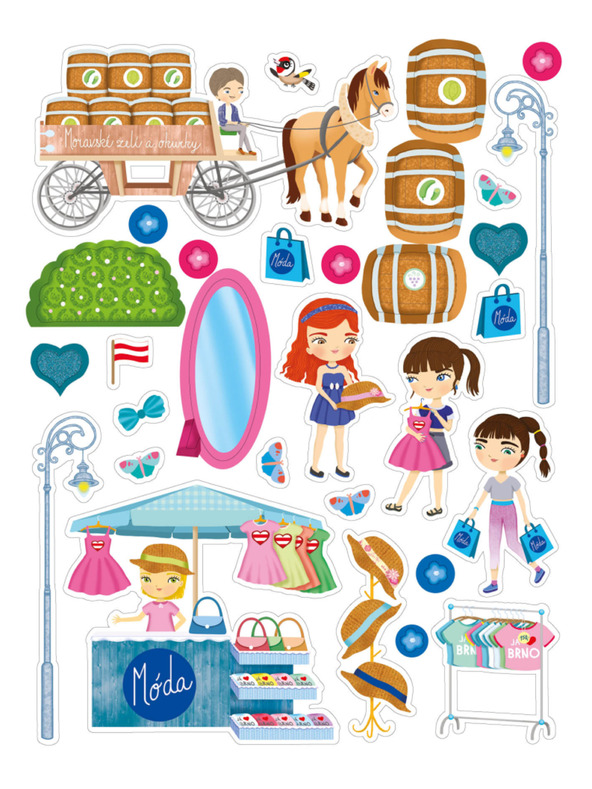 ELLA & MAX NATÁLKA & BRNO ─ Város tele matricákkal