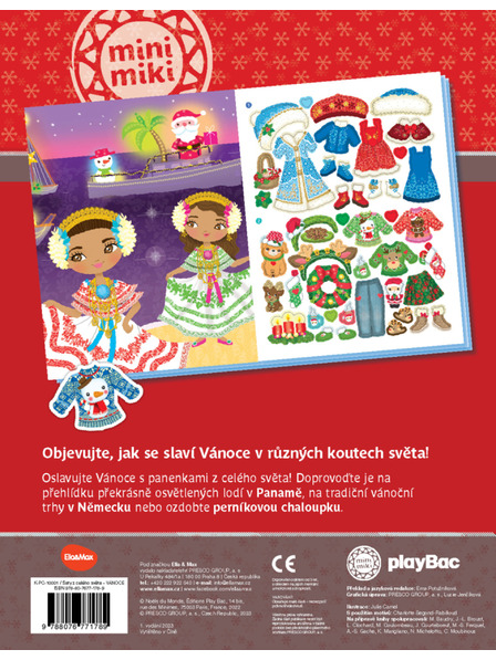 ELLA & MAX Ruhák szerte a világon KARÁCSONY ─ Matrica könyv