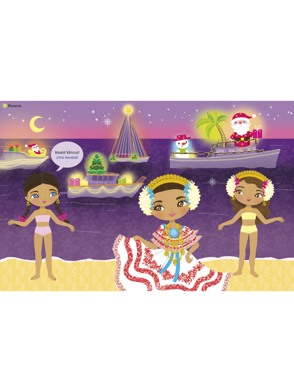 ELLA & MAX Ruhák szerte a világon KARÁCSONY ─ Matrica könyv