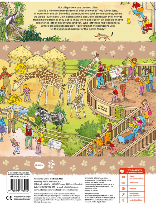 ELLA & MAX Little Travellers – The Big Book ZOO BUDAPEST