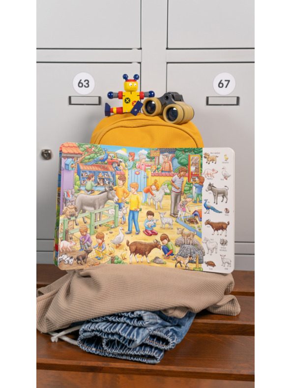 ELLA & MAX Úton – Nagy könyv ÁLLATKÁK – ELSŐ SZAVAK