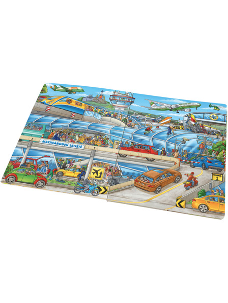 ELLA & MAX Nagy könyv REPÜLŐTÉR kicsi mesélőknek