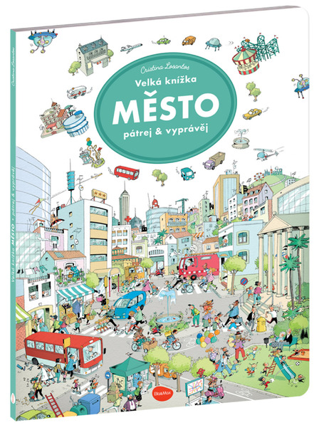 ELLA & MAX Nagy könyv VÁROS – Keress & Meséelj