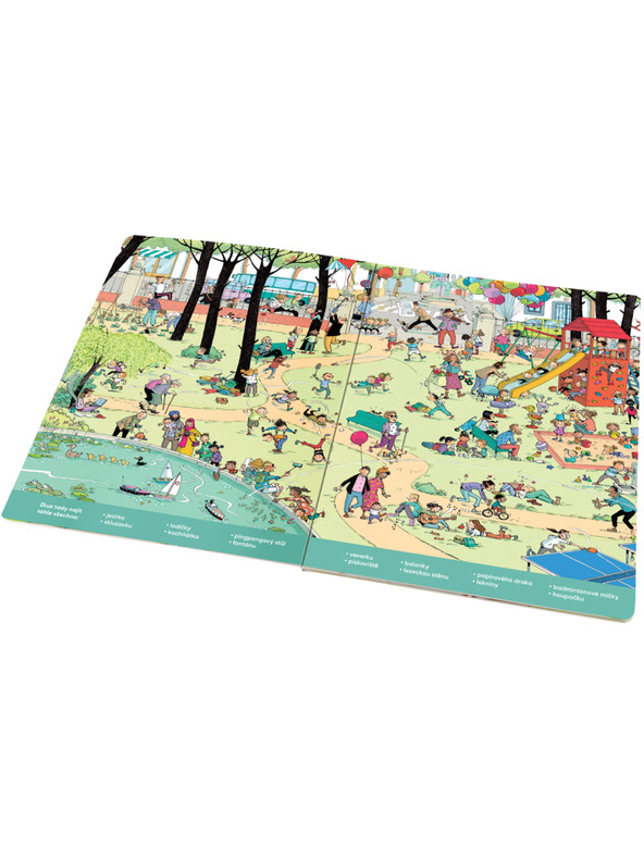 ELLA & MAX Nagy könyv VÁROS – Keress & Meséelj