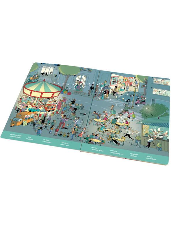 ELLA & MAX Nagy könyv VÁROS – Keress & Meséelj