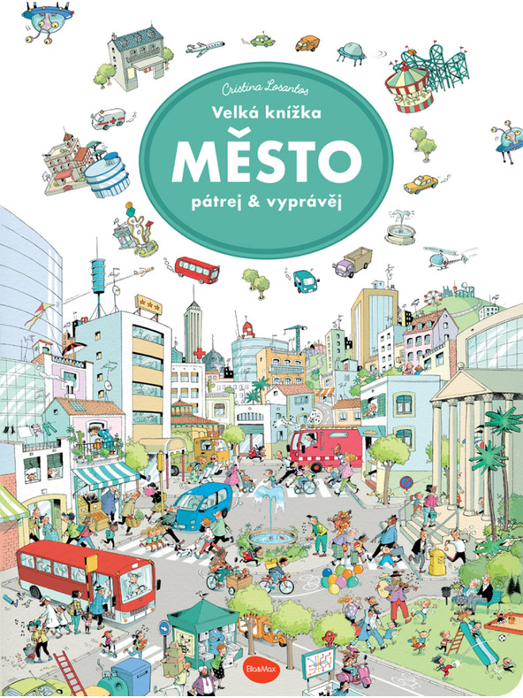 ELLA & MAX Nagy könyv VÁROS – Keress & Meséelj