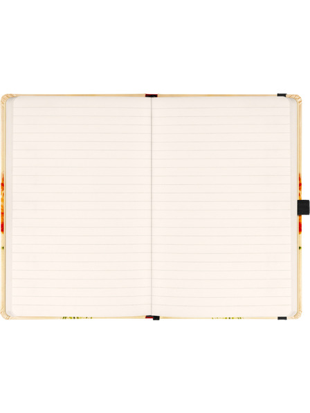 NOTIQUE NOTIQUE Jegyzettömb Pipacs Kateřina Winterová, vonalas, 13 x 21 cm