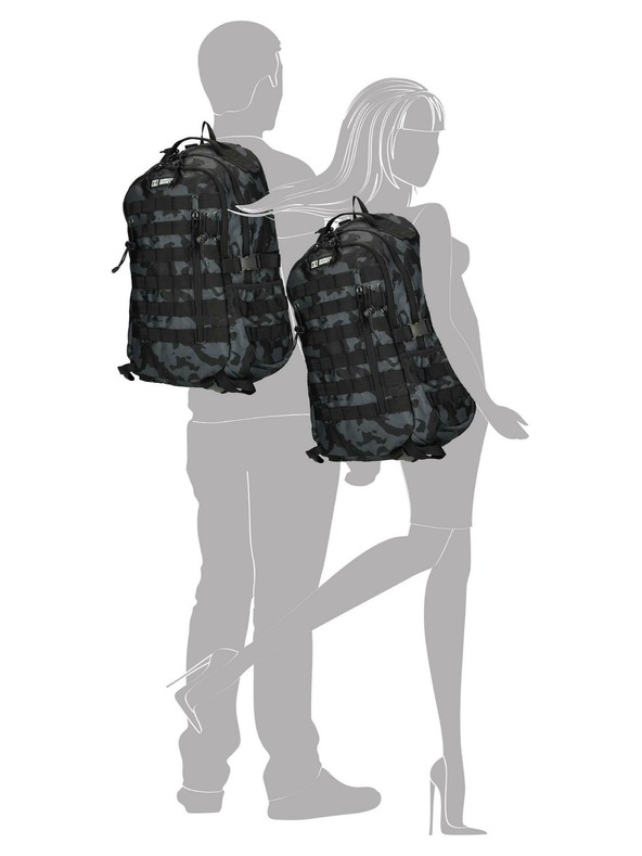 Enrico Benetti Hátizsák Enrico Benetti Arizona 47244 Black Camouflage