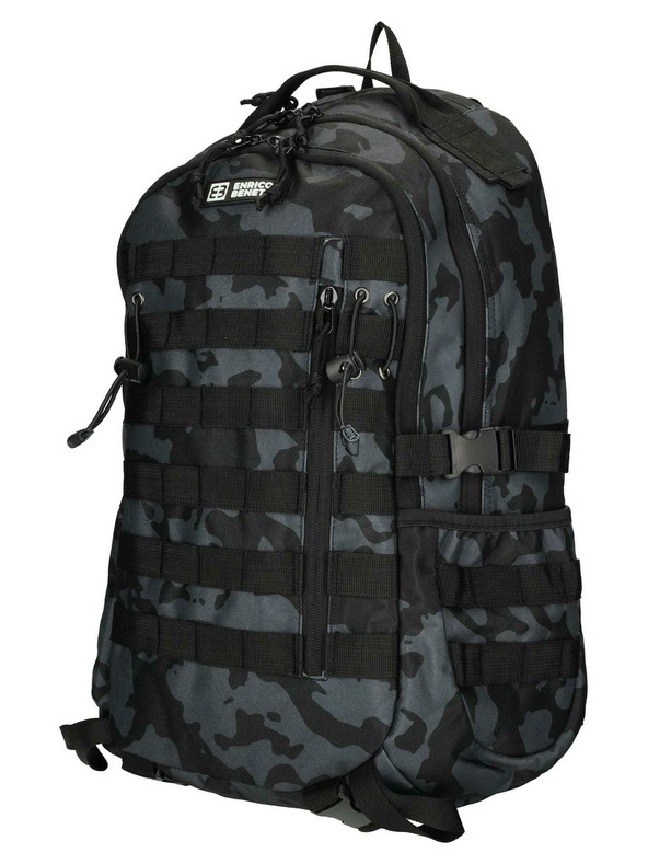 Enrico Benetti Hátizsák Enrico Benetti Arizona 47244 Black Camouflage