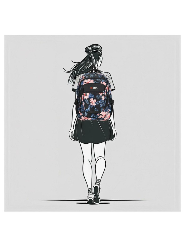 Enrico Benetti Hátizsák Enrico Benetti Santa Cruz 62038 Black Flower