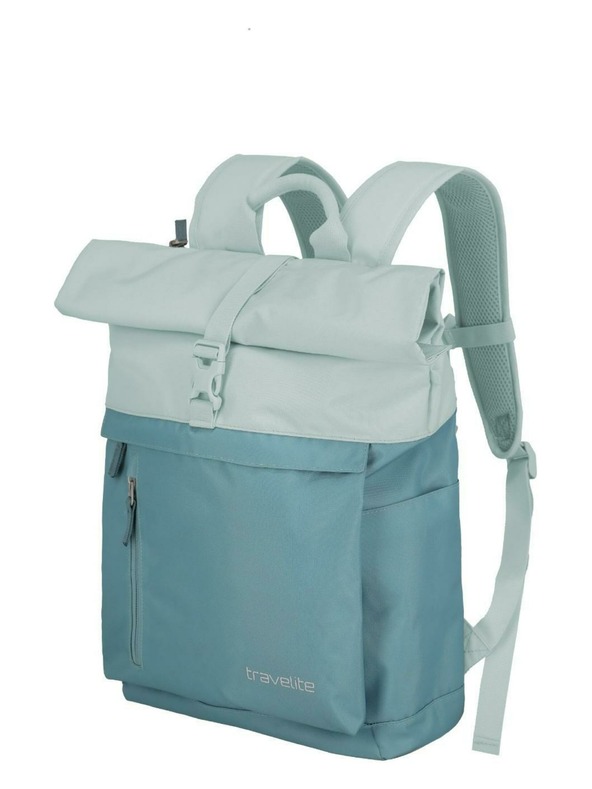 Travelite Hátizsák Travelite Basics Rollup Backpack Ice Blue