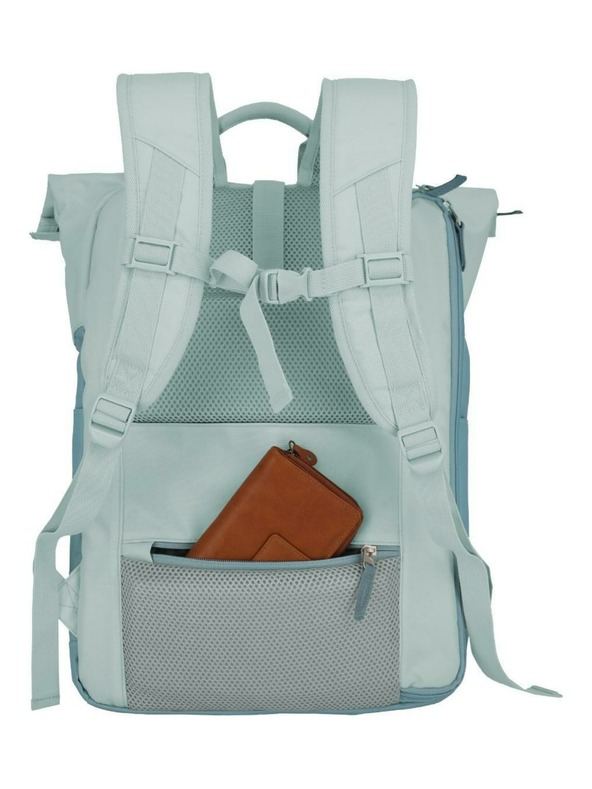 Travelite Hátizsák Travelite Basics Rollup Backpack Ice Blue