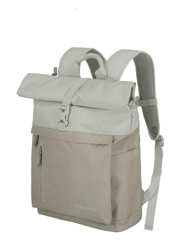 Travelite Hátizsák Travelite Basics Rollup Backpack Sand/Ivory