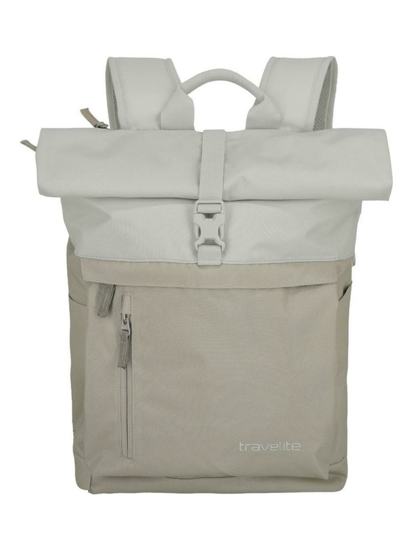 Travelite Hátizsák Travelite Basics Rollup Backpack Sand/Ivory