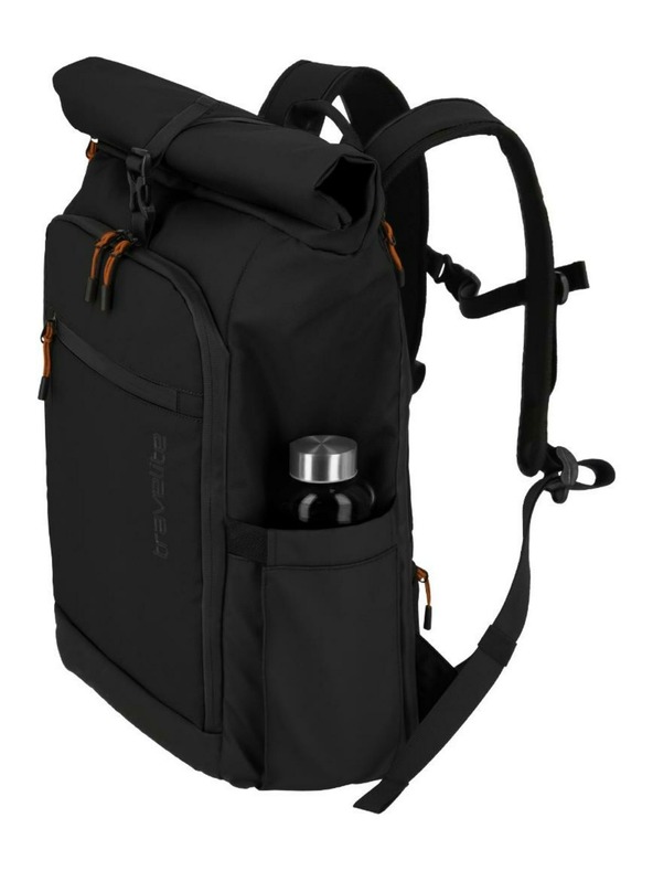 Travelite Hátizsák Travelite Briize Backpack M Roll-Up Black