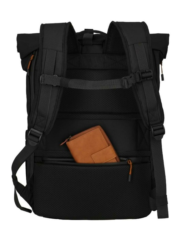 Travelite Hátizsák Travelite Briize Backpack M Roll-Up Black