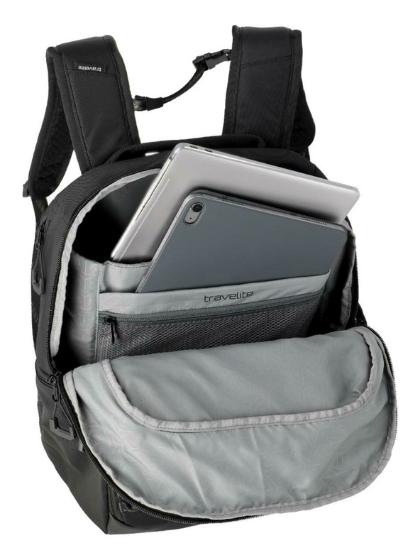 Travelite Hátizsák Travelite Venture Line Backpack M Black