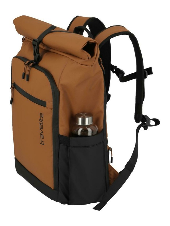 Travelite Hátizsák Travelite Briize Backpack M Roll-Up Curry