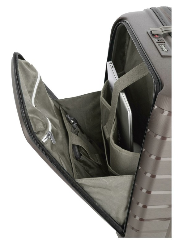 Travelite Travelite Air Base 4w S Front pocket Coffee utazási bőrönd