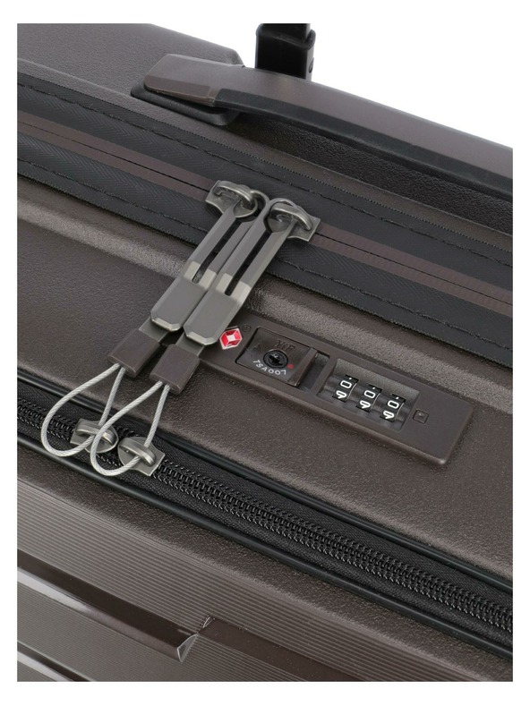 Travelite Travelite Air Base 4w S Front pocket Coffee utazási bőrönd