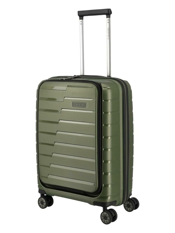 Travelite Travelite Air Base 4w S Front pocket Olive utazási bőrönd