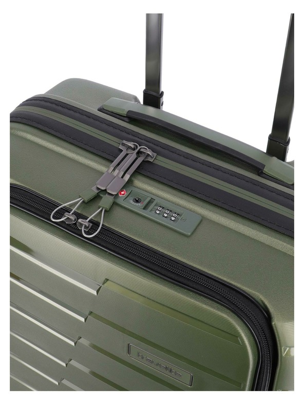 Travelite Travelite Air Base 4w S Front pocket Olive utazási bőrönd